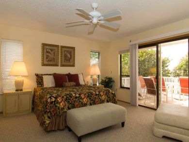 Master bedroom with king bed