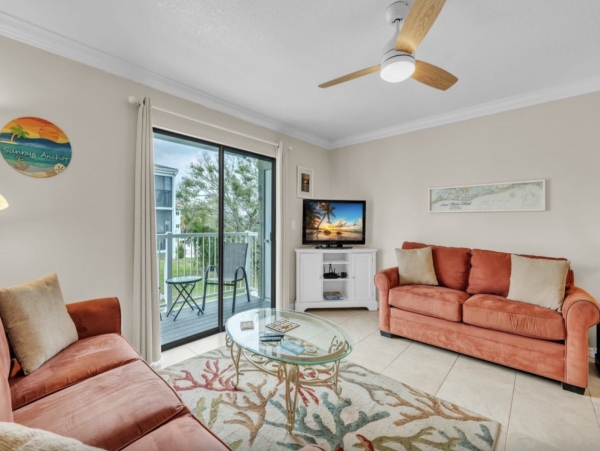 Holmes Beach 2 Bedroom Vacation Condo Steps to Beach - additional view, photo 5