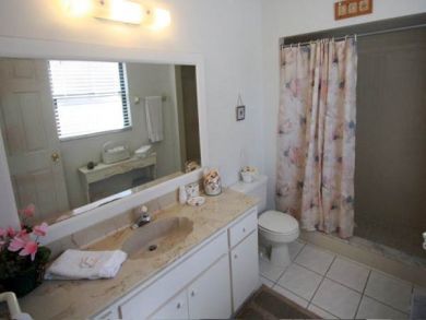 Bathroom with walk-in shower