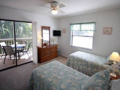 Bedroom 2 with flat screen TV