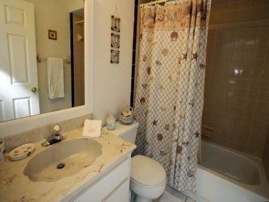 Bathroom with tub