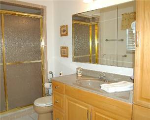 Bathroom with walk-in shower