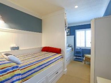 Twin Beds in Third Bedroom