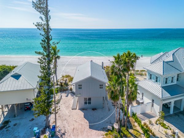 Anna Maria Island Just Renovated Beach Cottage Right on the Sand!