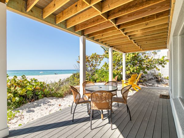 Anna Maria Island Just Renovated Beach Cottage Right on the Sand!