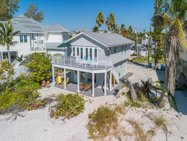 Anna Maria Island Just Renovated Beach Cottage Right on the Sand!