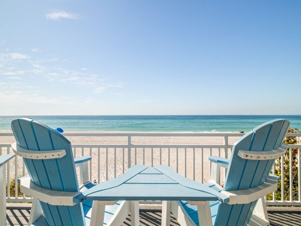 Gulf Front Vacation Rental with Panoramic Views - Florida Beachfront Rental with Private Deck