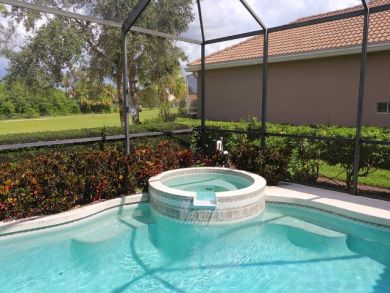 Caged Pool and Hot Tub