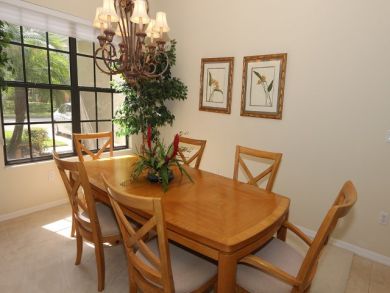 Dining Area with Table Seats 6