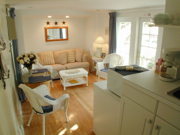 View of Sitting Area and Kitchen