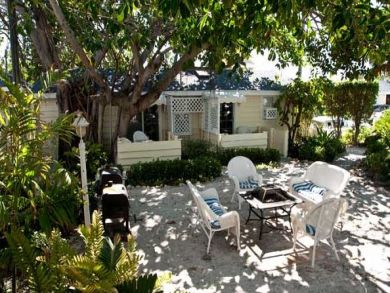 Outdoor dining area
