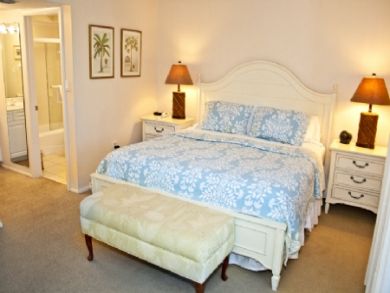 Master bedroom with king bed