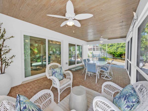 Three Bedroom Captiva Vacation Home with Pool