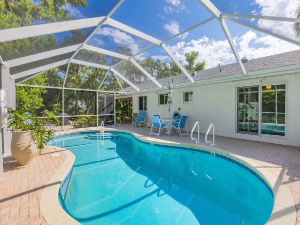 Three Bedroom Captiva Vacation Home with Pool