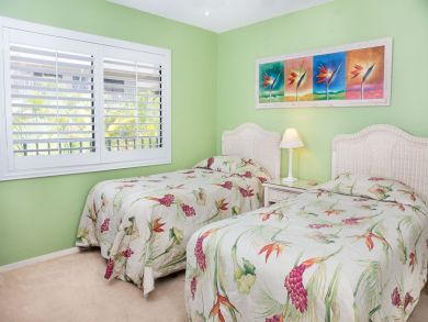 Second Bedroom has Twin Beds