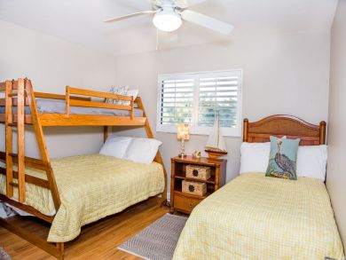 Second Bedroom has Twin Bed & One Set of Bunk Beds
