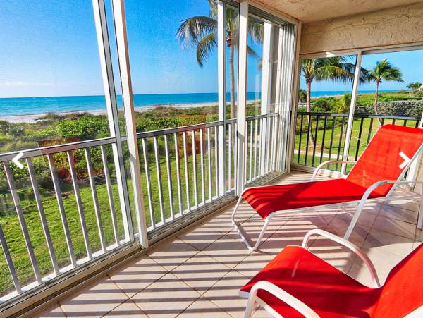 Sanibel Island Gulf Front Vacation Rental Sleeps 6 Pool