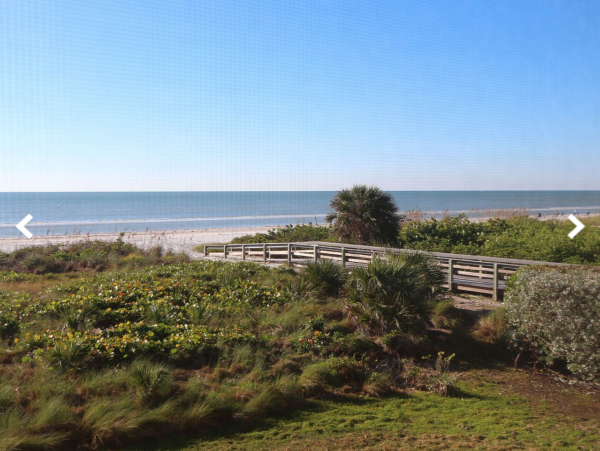 On Beach Two Bedroom Condo in Sanibel Sleeps Four Guests