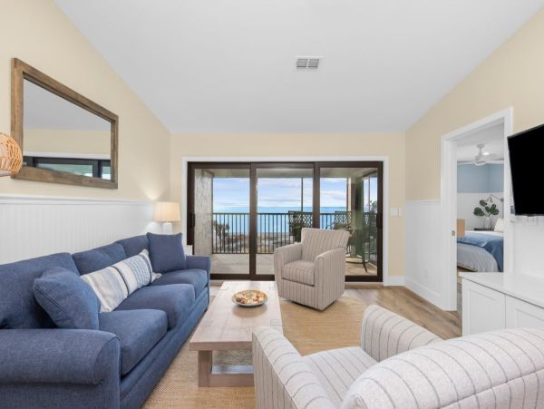 Sanibel Two Bedroom Beachfront Vacation Condo with Pool