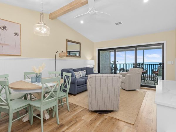 Sanibel Two Bedroom Beachfront Vacation Condo with Pool