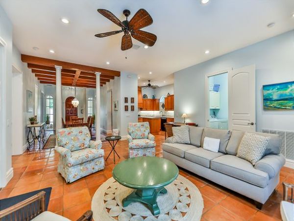 Four Bedroom Captiva Island Vacation Home with Pool - Luxury Mediterranean Retreat