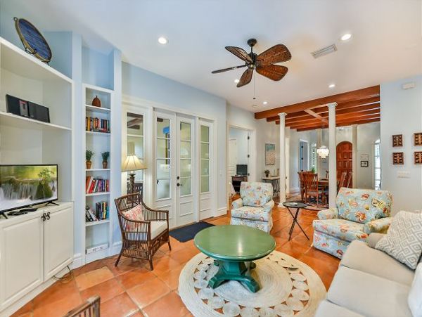 Four Bedroom Captiva Island Vacation Home with Pool - Luxury Mediterranean Retreat