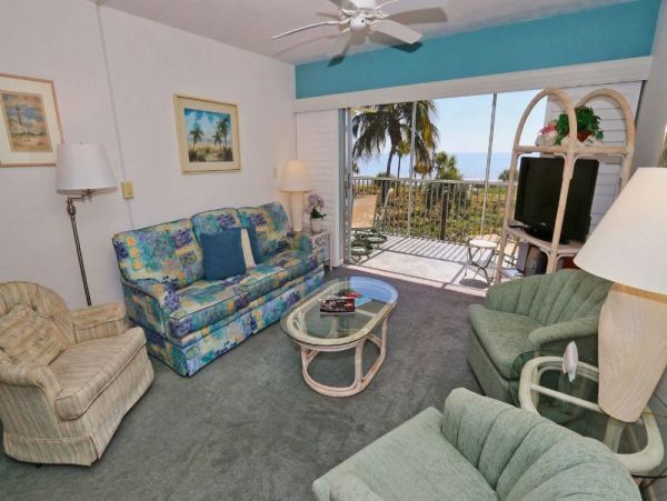 On Beach Sanibel Vacation Condo Two Bedroom