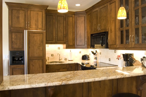 Kitchen with breakfast bar Kitchen with breakfast bar