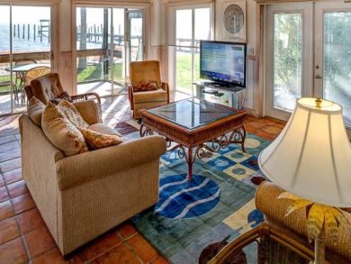 Bay view from living area