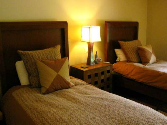 Bedroom with two twin beds