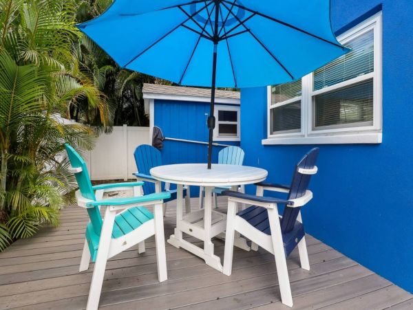 Anna Maria Island Vacation Rental with Private Heated Pool – One Block to the Beach