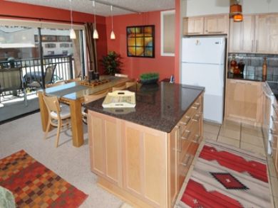 Kitchen with island