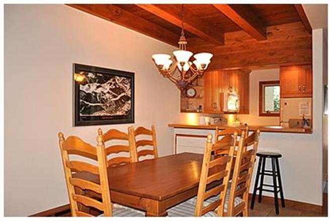 Kitchen with breakfast bar & dining area
