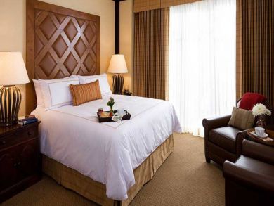 Master bedroom with king bed