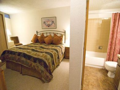 Bedroom with king bed