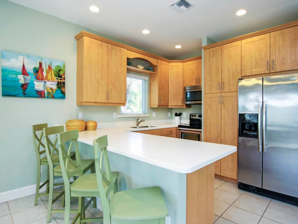 Beachfront Captiva Main Home & Guest House Sleeps 14 Ocean Views