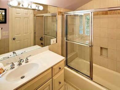 Bathroom with tub & shower