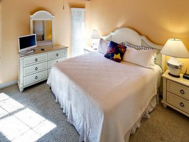 Master bedroom with king bed