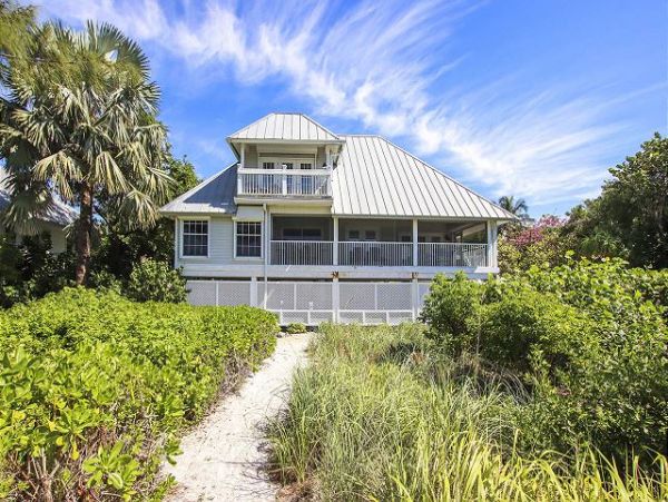Captiva Beachfront Vacation Rental Home with Pool