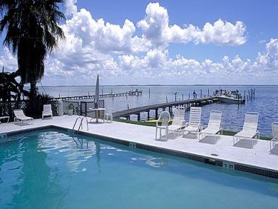 Beachside community pool