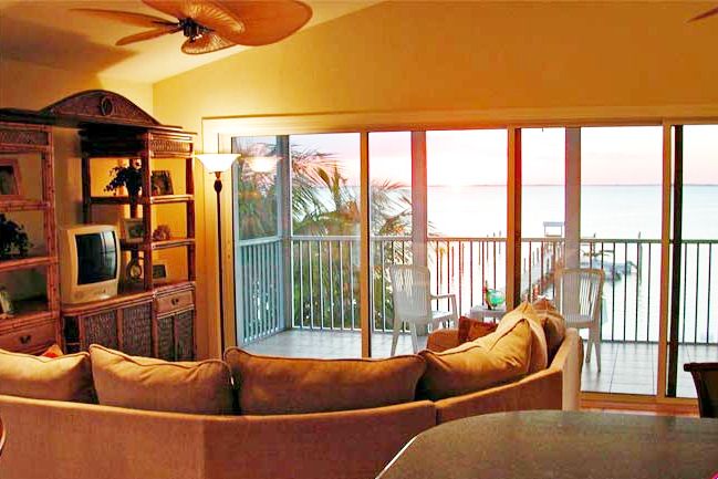 Bay view living room