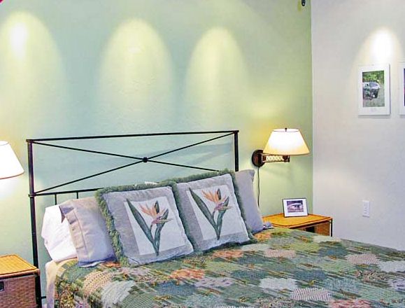 Master bedroom with king bed