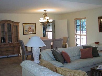 Open living & dining area Open living & dining area