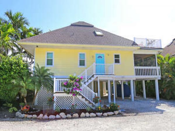 Beachfront-Bayfront Rental Home Captiva 3 Bedrooms + Loft