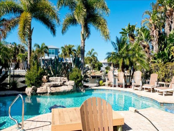 One of the Best 5 Bedroom Homes on Anna Maria with Boat Dock