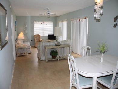 Open living & dining area