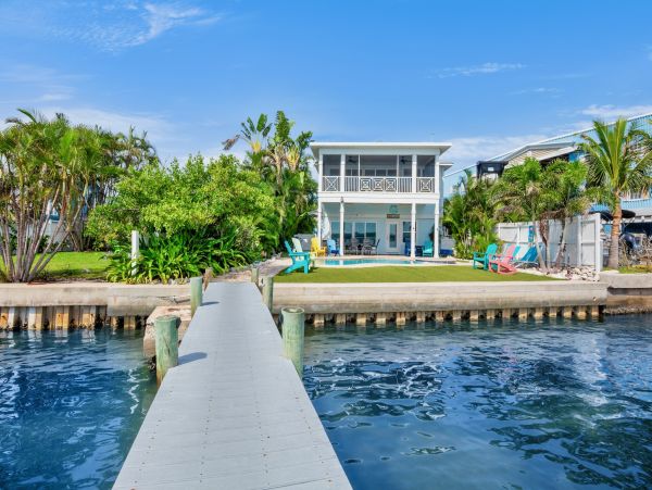 Anna Maria Bayfront Luxury Home Sleeps 15 with Pool & Spa
