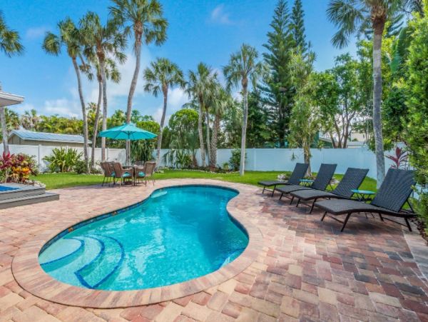 Luxury Pool Home Blocks from the Beach in Anna Maria