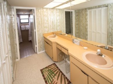Master bathroom with double vanity Master bathroom with double vanity