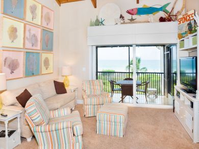 Beach Front Vacation Rental in Sanibel, Florida